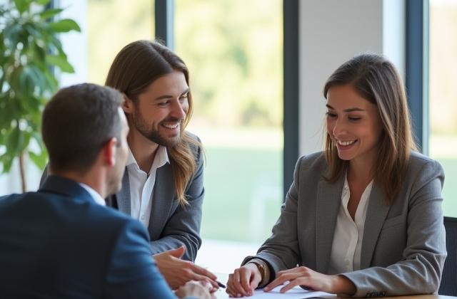 Person erhält 1:1 Rhetorik-Coaching mit Coach in professioneller Umgebung.